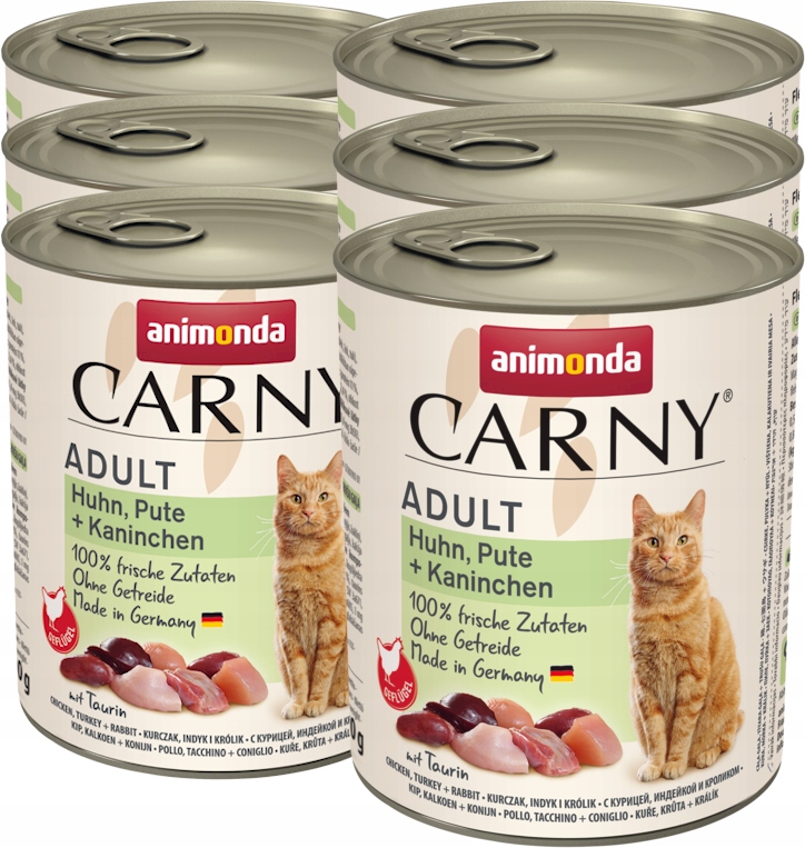 Animonda Carny Kuře/Králík konzerva Set 6x800g