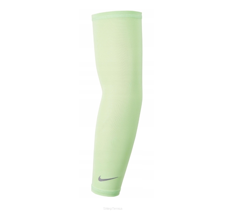 Rękawy tenisowe Nike Dri-Fit Uv Sleeves zielone x2 S/m