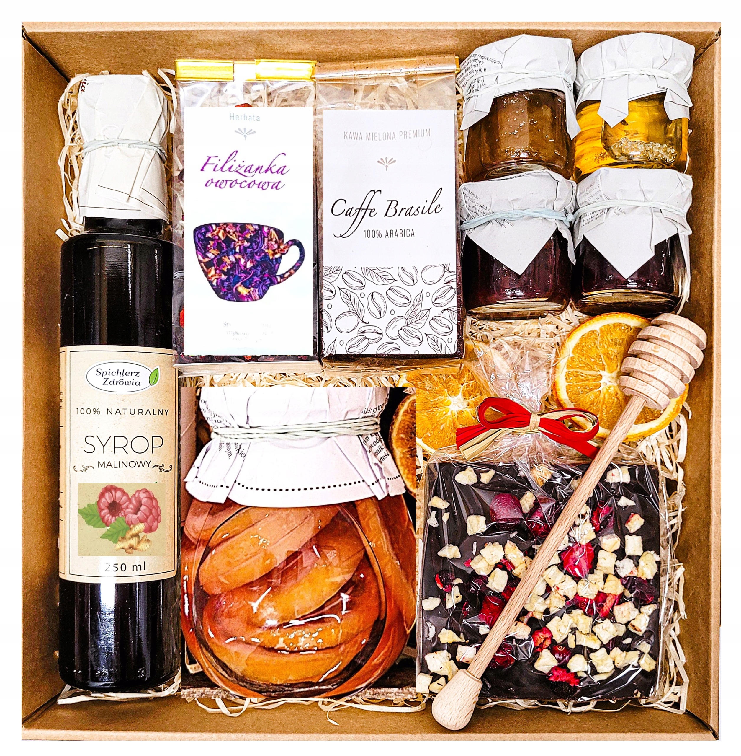 Levně Dárkový Koš Dárek Čaj Káva Čokoláda K Velikonoce Narozenin