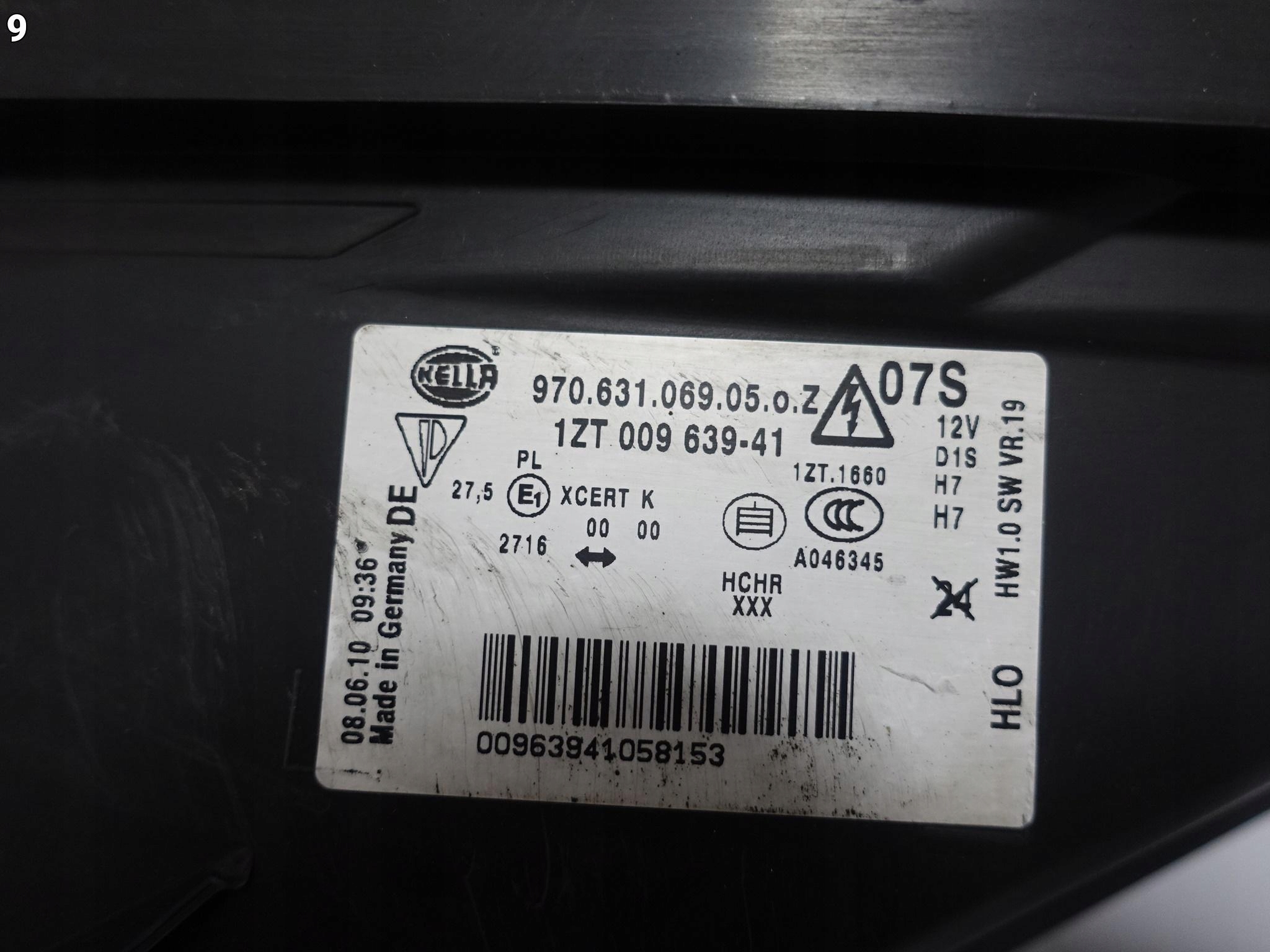 PORSCHE PANAMERA 970 MK1 09-13 light XENON left front EU