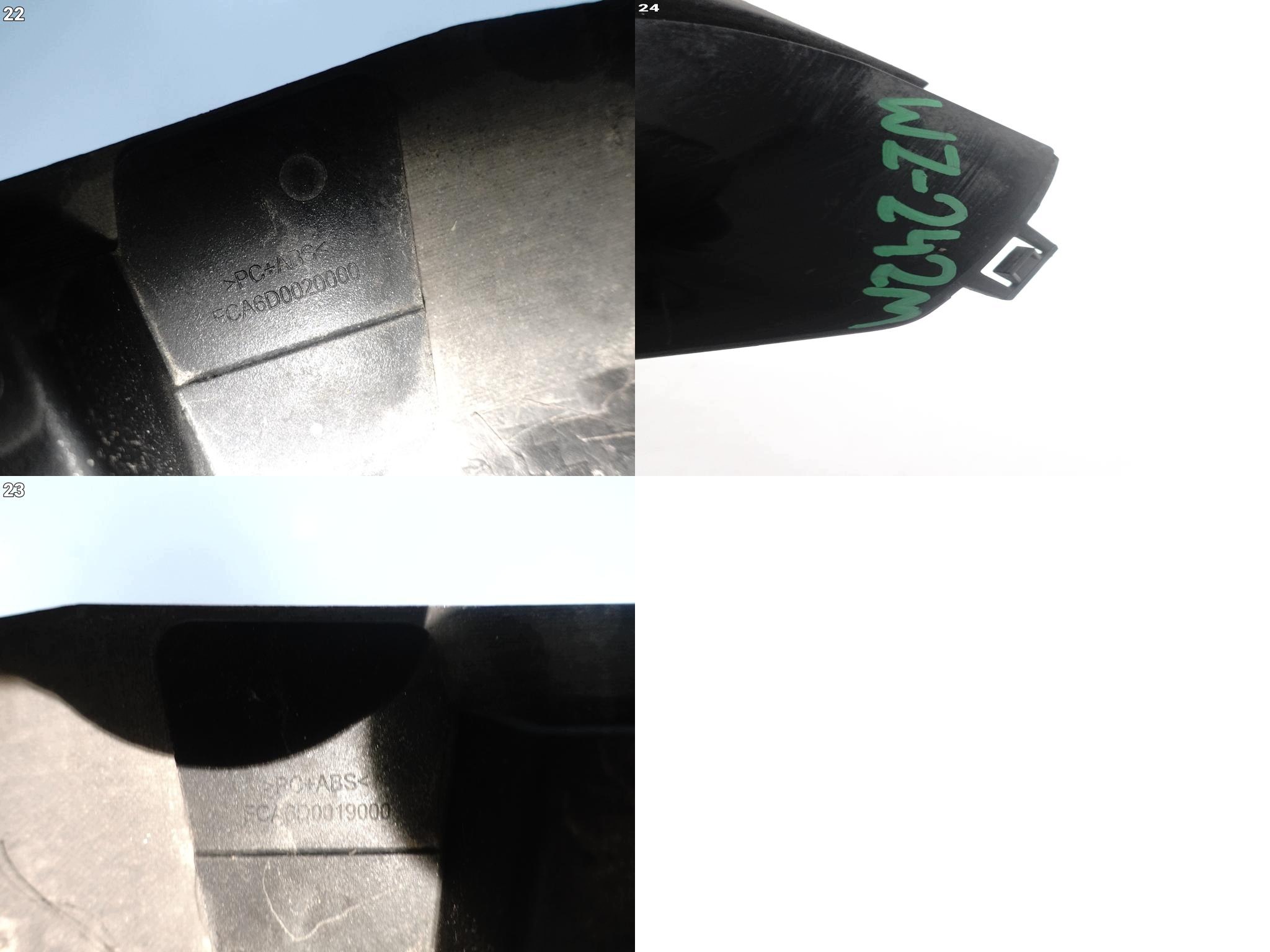 MASERATI GRECALE TROFEO M182 22- SPOILER diffuser CARBON W bumper rear part original