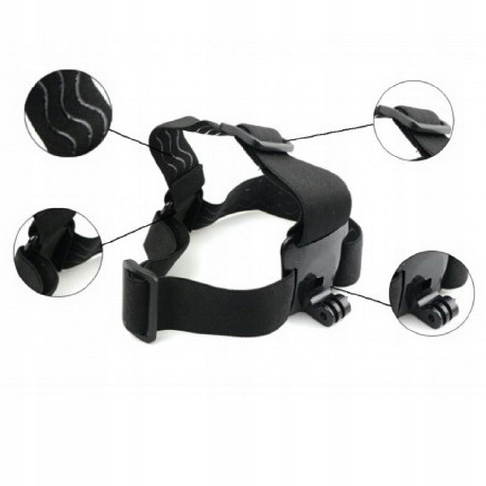 UCHWYT NA GŁOWĘ MOCOWANIE OPASKA KASK DO GOPRO Marka Viz4