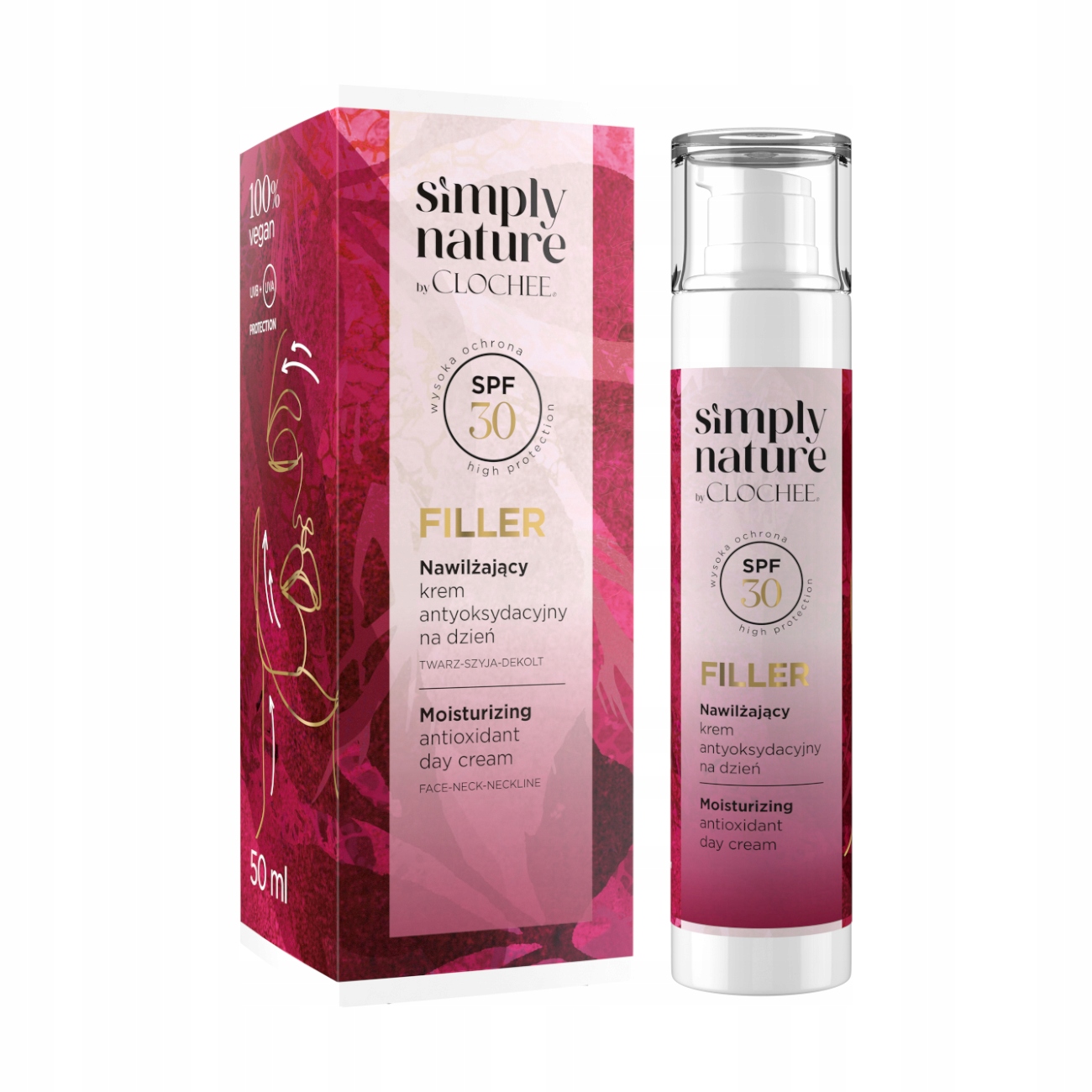 Filler Spf 30 Hydratační antioxidační denní krém 50 ml