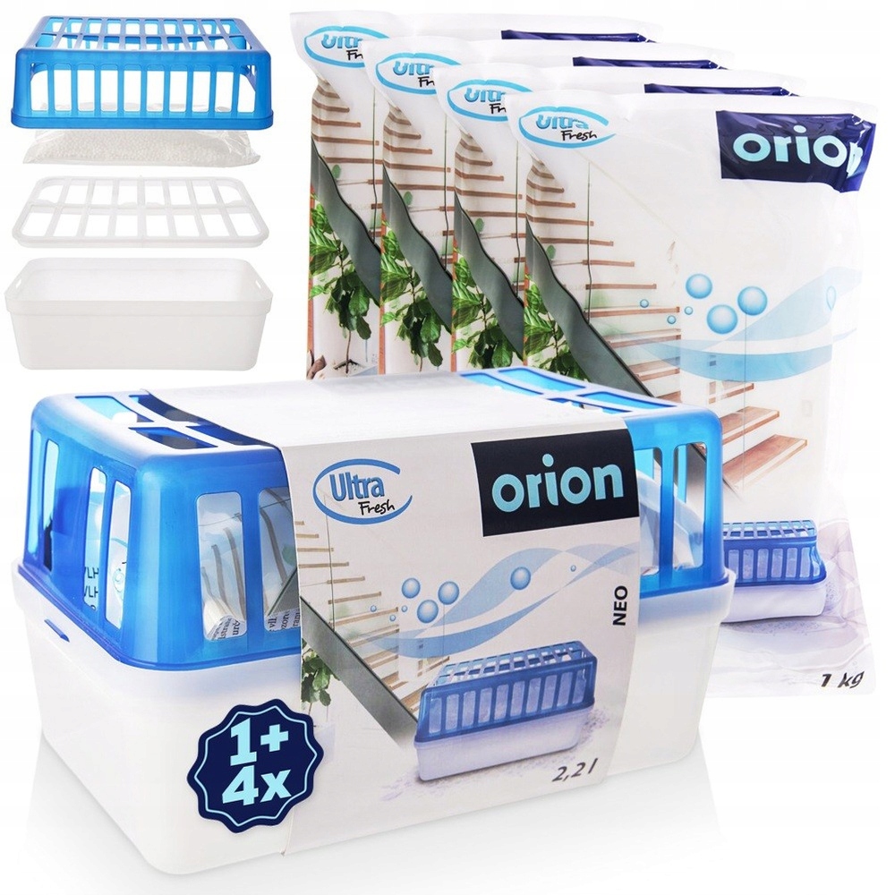 5x Velký POHLCovač Vlhkosti odvlhčovač vzduchu do místností nádoba XXL