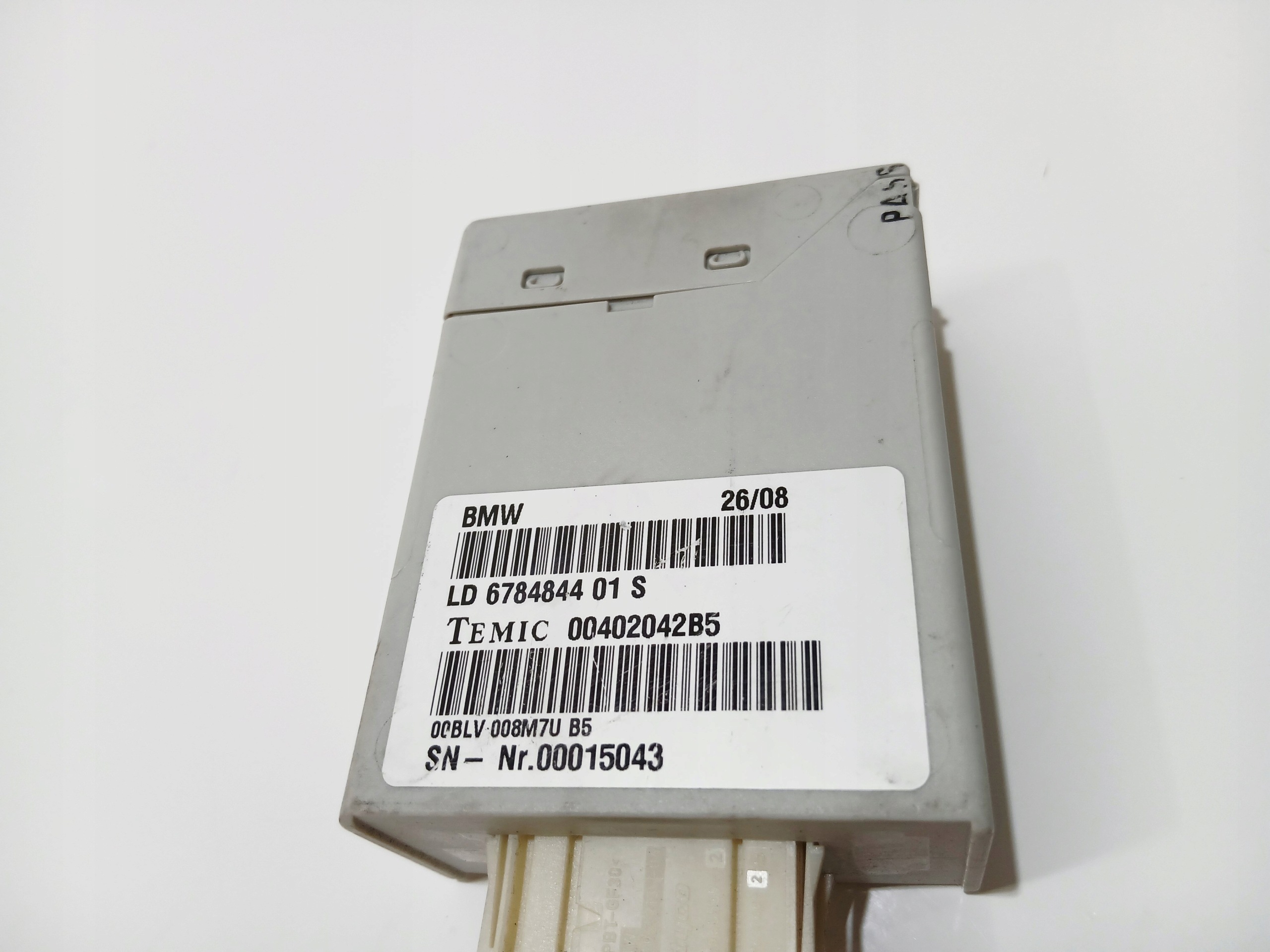 module control unit PREDKOSCI BMW E60 6784844