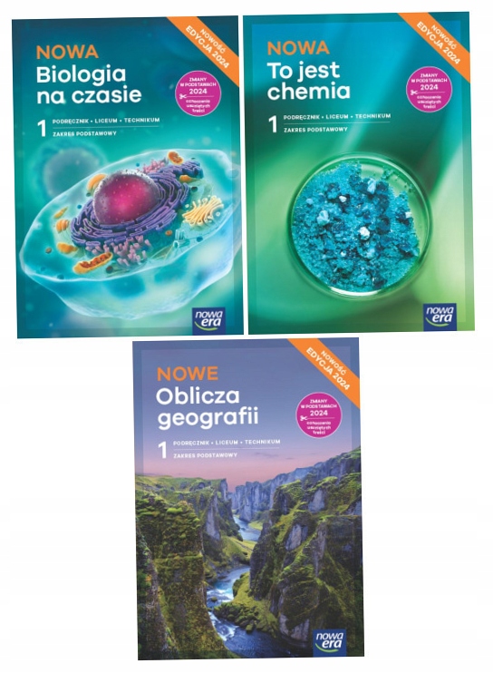 Nowa Biologia na czasie To jest chemia Oblicza geografii 1 Podręcznik