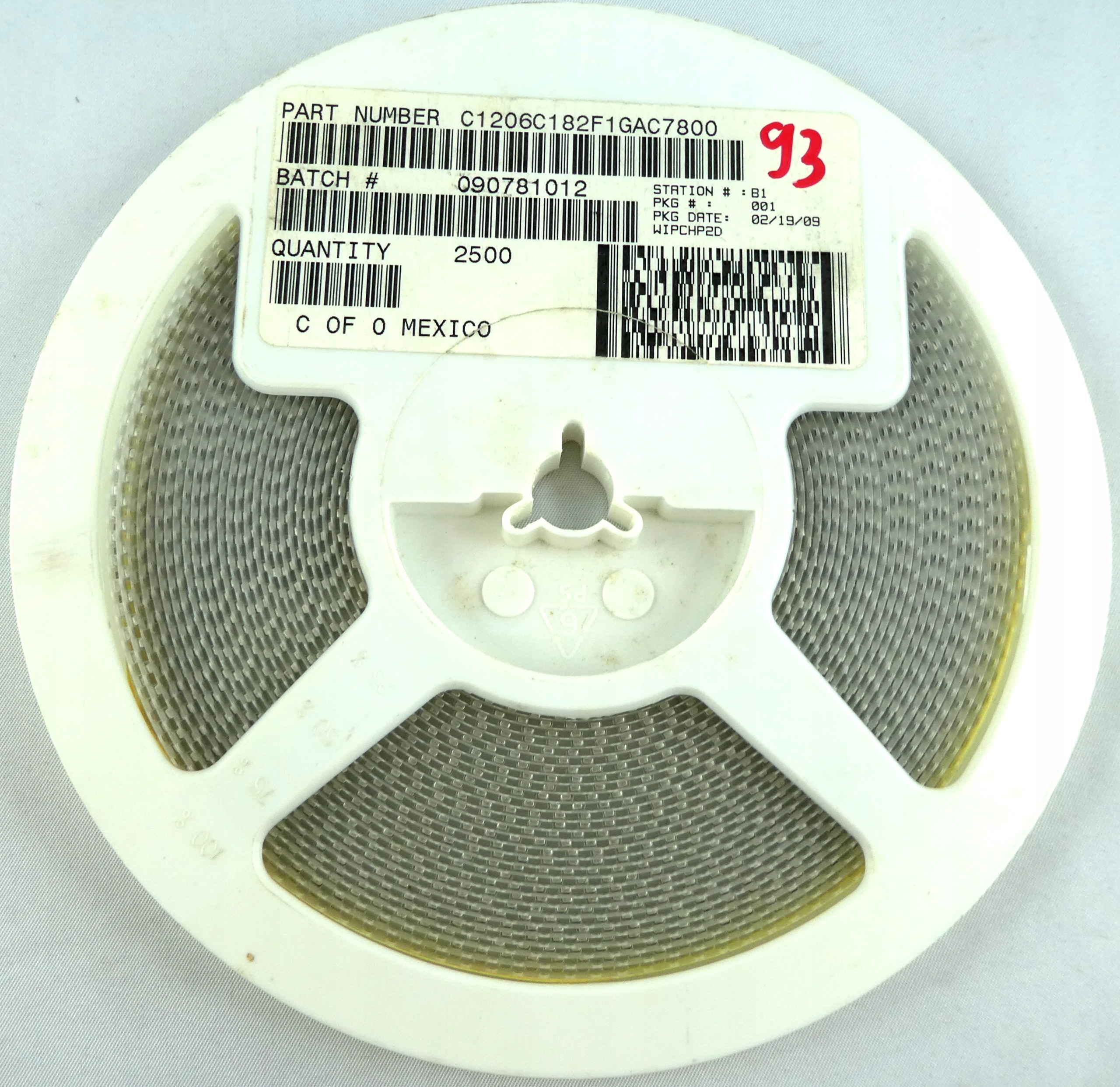 

Ceramiczny MLCC 1800pF 1,8uF 100V 1% 10szt.