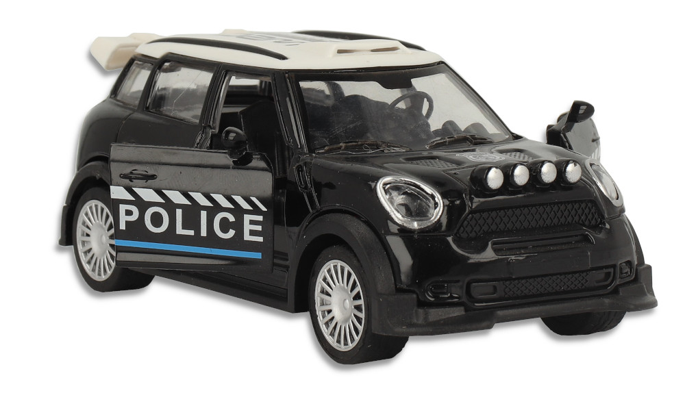 Metalowy Radiowóz z OTWIERANYMI DRZWIAMI Model -