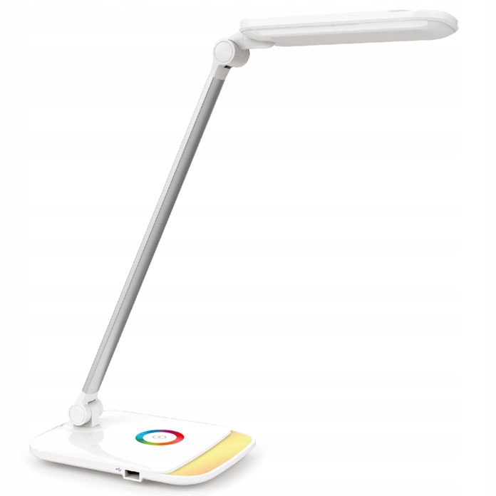 

Lampka biurkowa biurko nocna 2w1 Led 12W Rgb +usb