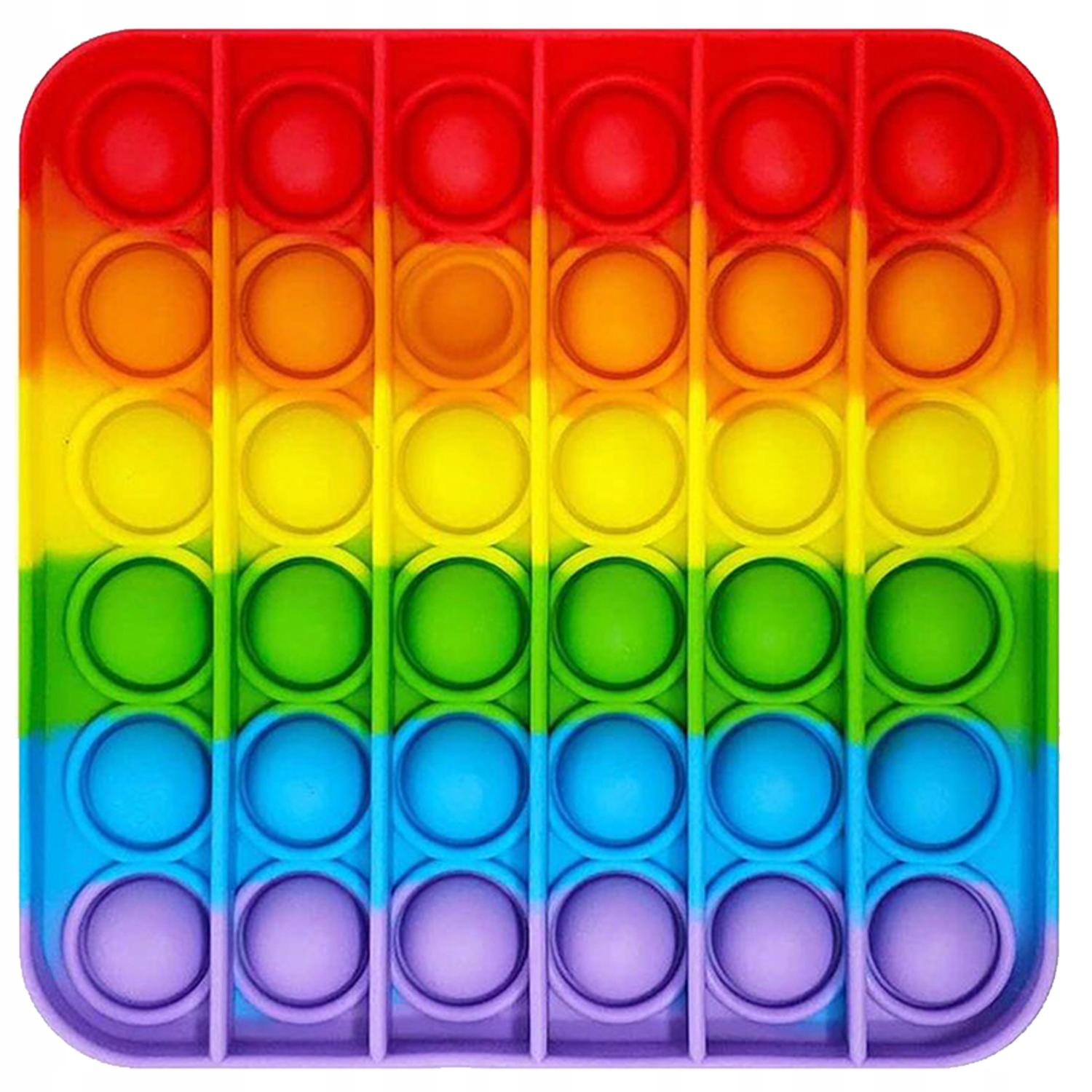 ZABAWKA SENSORYCZNA PIŁECZKA KWADRAT RAINBOW Rodzaj gniotki