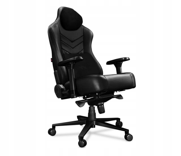 Fotel gamingowy Yumisu 2053 (Czarny) Skóra Naturalna