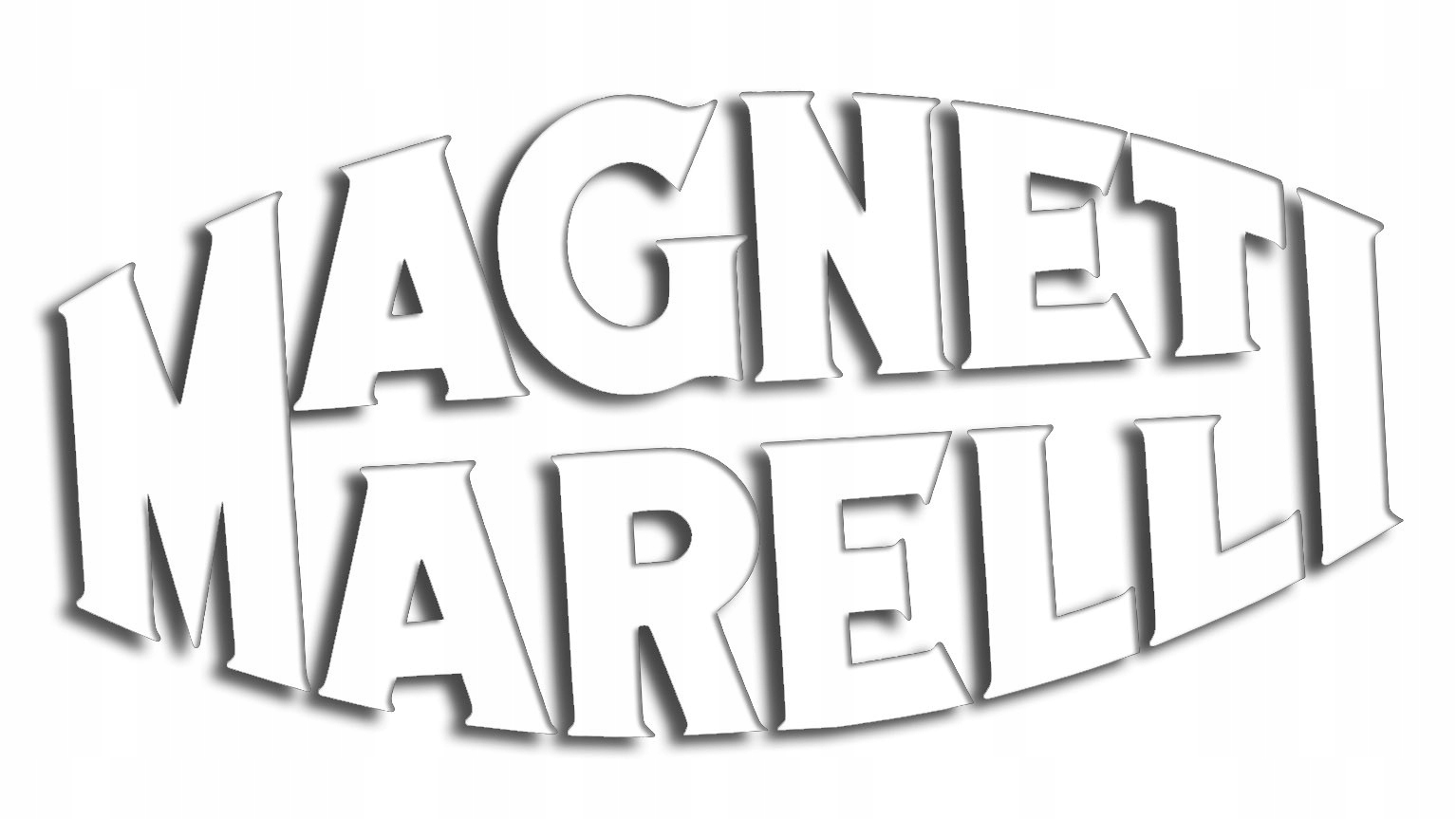 

Wycinana naklejka Magneti Marelli biała