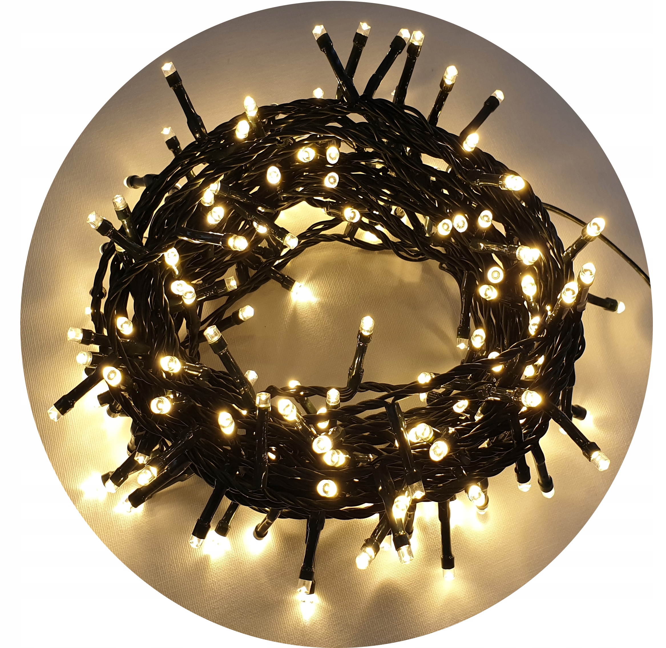 LAMPKI CHOINKOWE 200 LED BIAŁE ZEWNĘTRZNE WEWNĘTRZNE ŚWIATEŁKA ŚWIĄTECZNE Kod producenta Lampki 200 led IP44