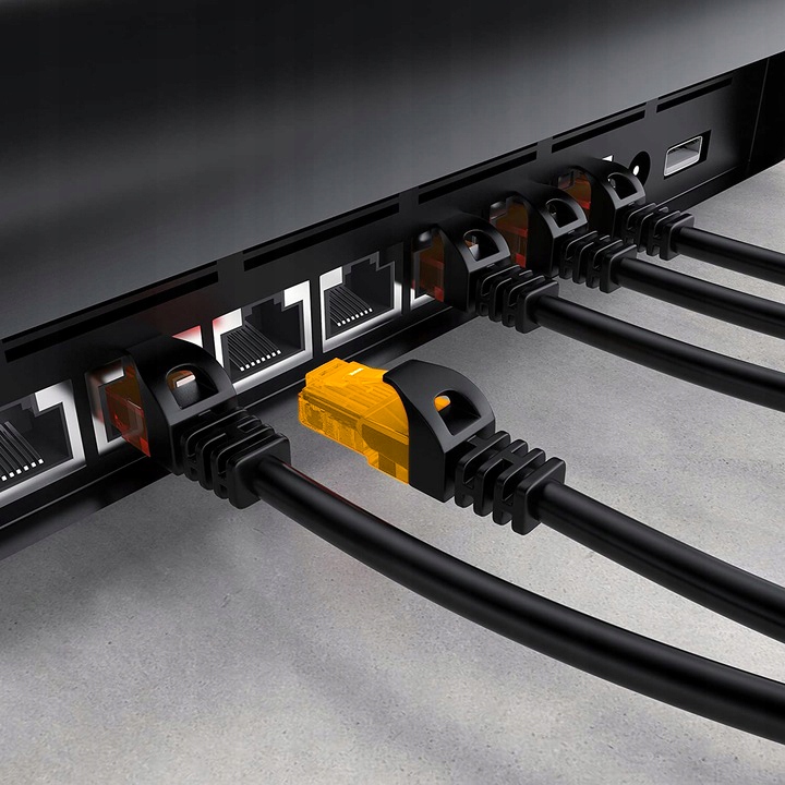 KABEL SIECIOWY DO INTERNETU LAN ETHERNET PATCHCORD 10Gb RJ45 UTP CAT6 1,5M Kategoria 6