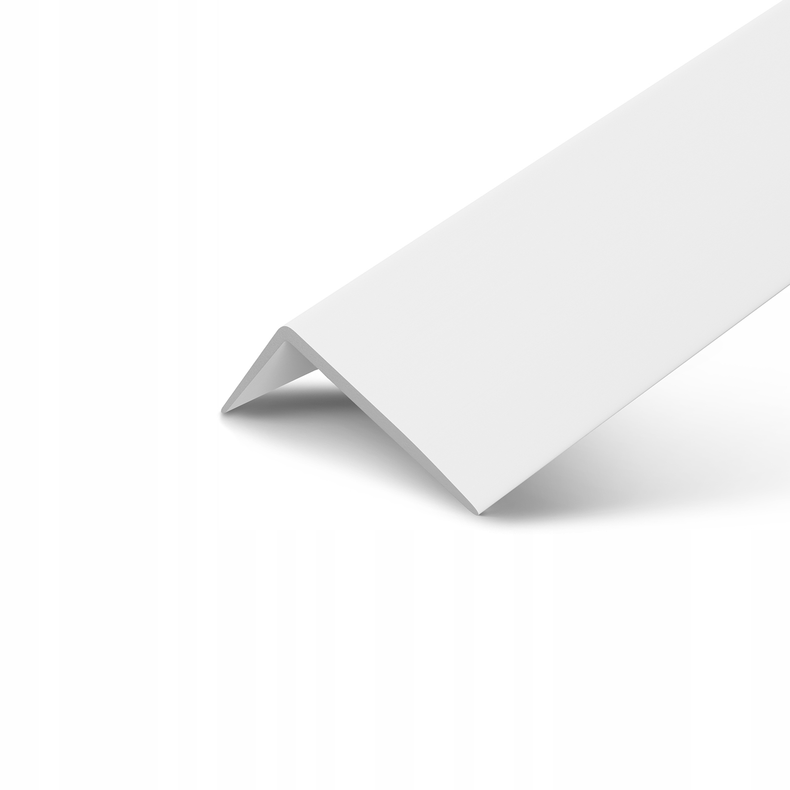 Kątownik Pcv Sztywna Osłona Pvc Ochronny Narożnik 40x10mm Biały 2m 50szt.