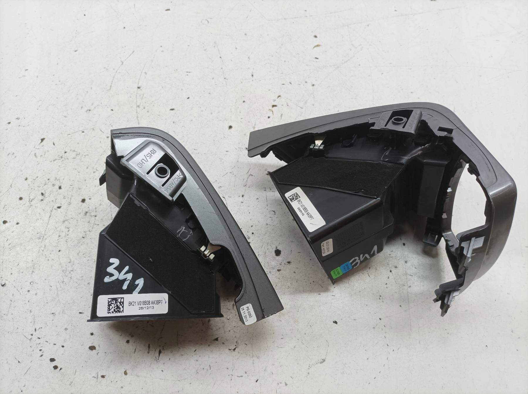KRATKI air conditioning devices left right KOMPLET Ford Transit Custom and (2012- )