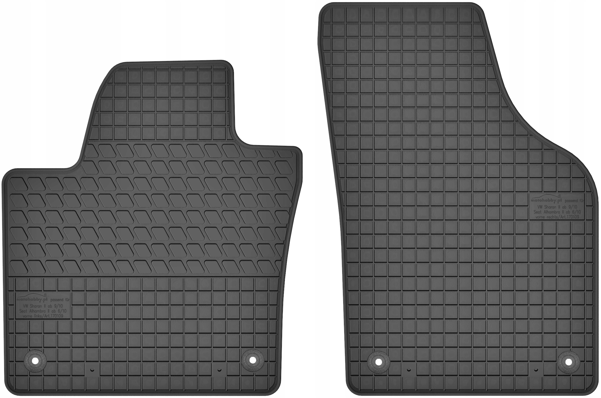 

Seat Alhambra II 2010-2018 Dywaniki gumowe