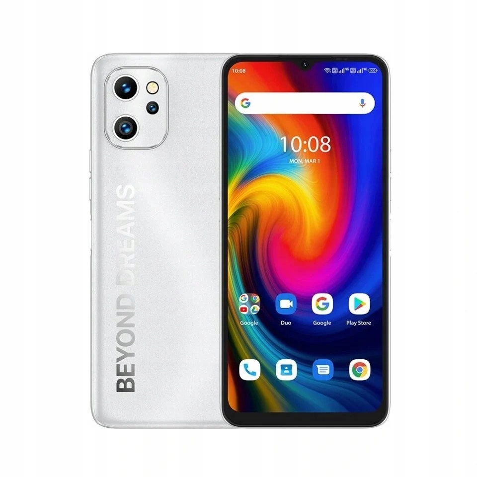 Umidigi F3S 6/128GB, 5150 mAh, strieborná