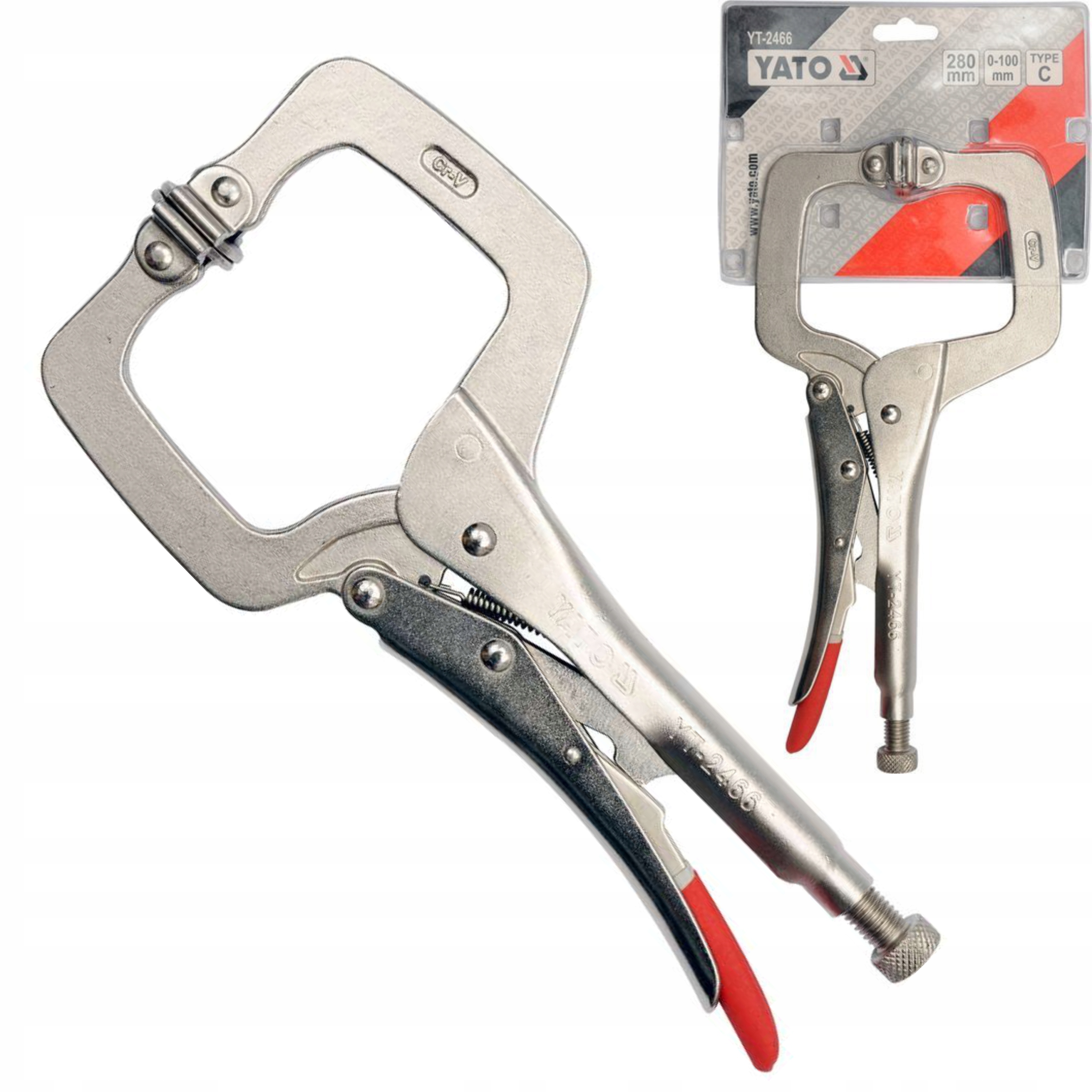 

Szczypce Zaciskowe Klamrowe Typ C 280MM Yato