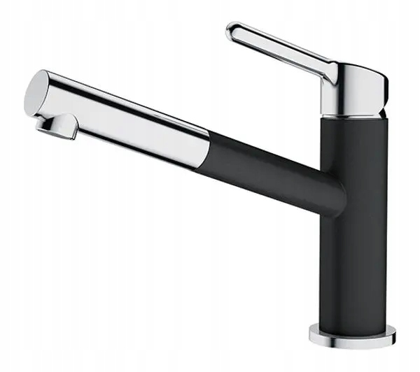 Bateria kuchenna stojąca Franke Orbit Pull-Out Chrom/Onyx Mosiądz