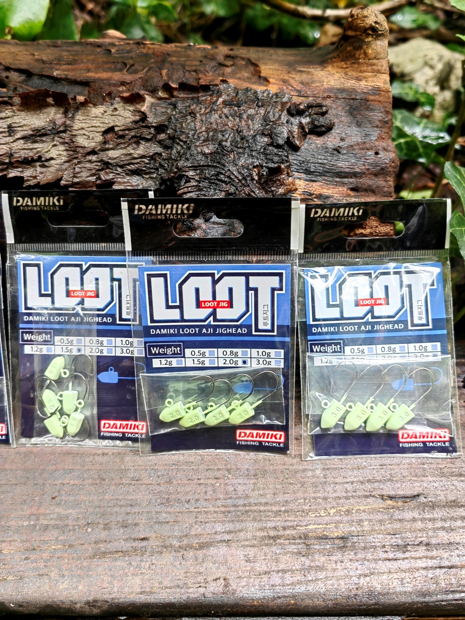 5 Szt. Główka Jigowa Damiki Loot Jig malowana Glow 3.0 g