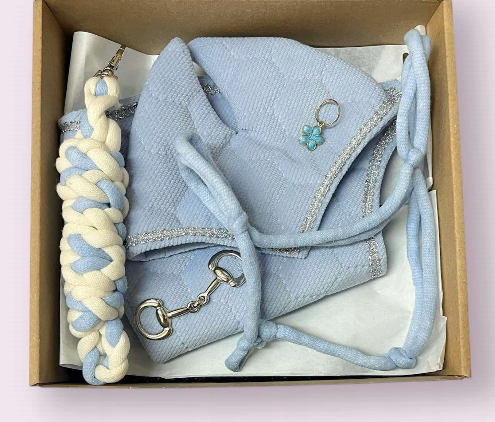 Небесно-голубой ящик с аксессуарами для Hobby HORSE A3