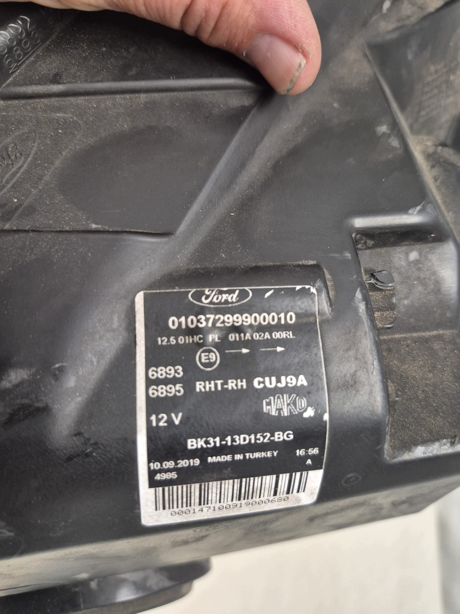 FORD TRANSIT MK8 LIFT 18- light right front front normal BK31-13D152-BG