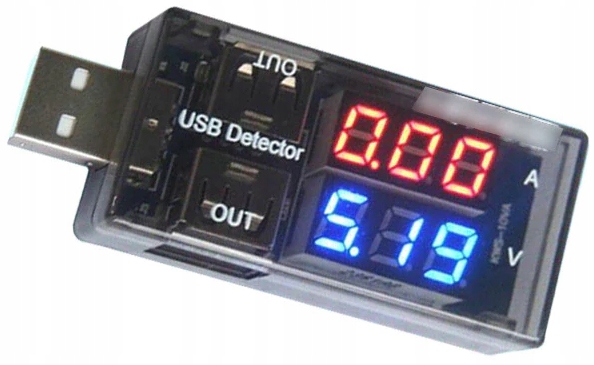 

Miernik napięcia i prądu Usb Keweisi KWS-10VA