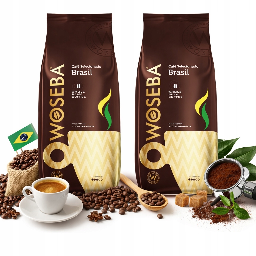 Woseba Café Brasil Kawa Ziarnista Arabica 1kg