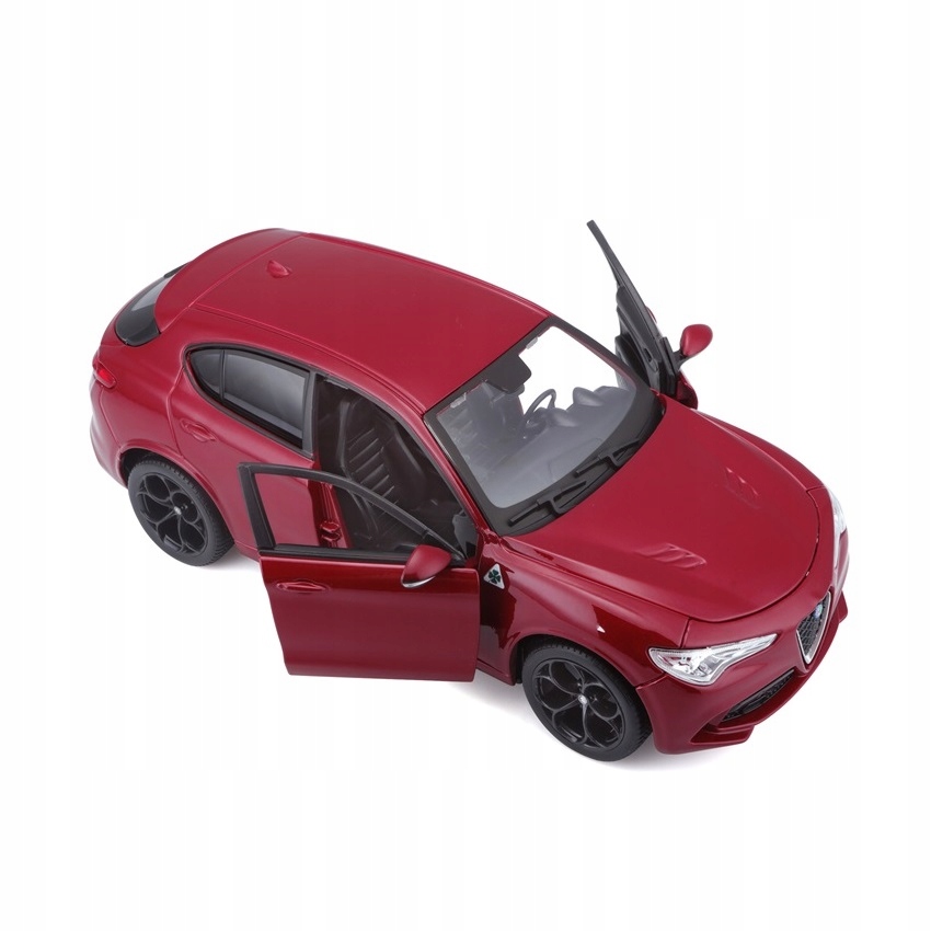 Alfa Romeo Stelvio 1:24 model Bburago 18-21086 Materiał guma karton metal plastik