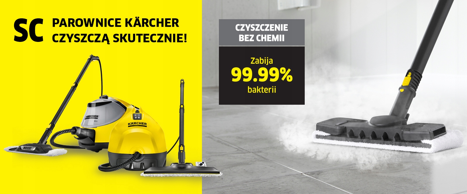 KARCHER DYSZA PODŁOGOWA COMFORT MINI parownica SC Moc 3000 W