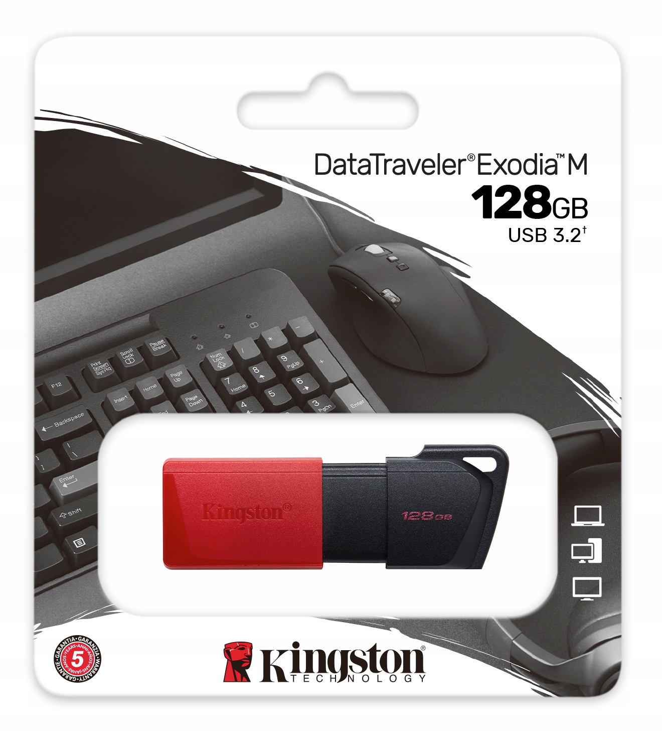 

Pendrive Kingston Dtxm 128GB Exodia M Usb 3.2