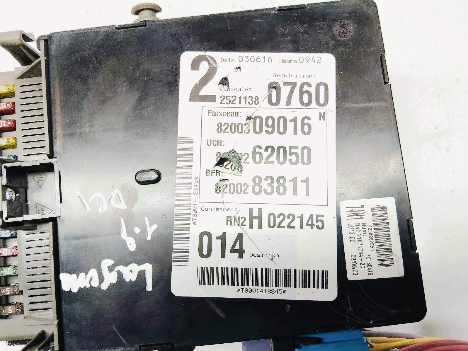 upravljačka kutija osigurača Renault Laguna II 1.9 DCI 8200004201E