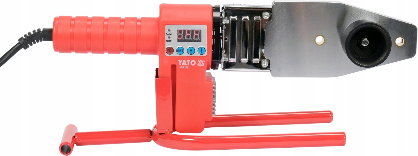 YATO ZGRZEWARKA DO RUR TERMOPLASTYCZNYCH 800W MATRYCE 16-32mm WYŚWIETLACZ Marka Yato