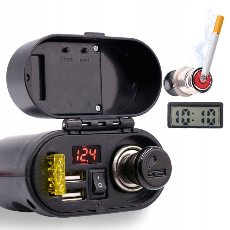 

FreedConn MC16 Gniazdo Zapalniczki Moto Usb 3.1A