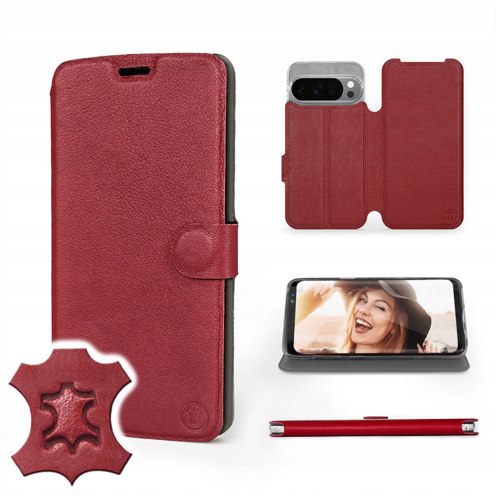 Etui Mobiwear do Google Pixel 10 Pro Dark Red Le