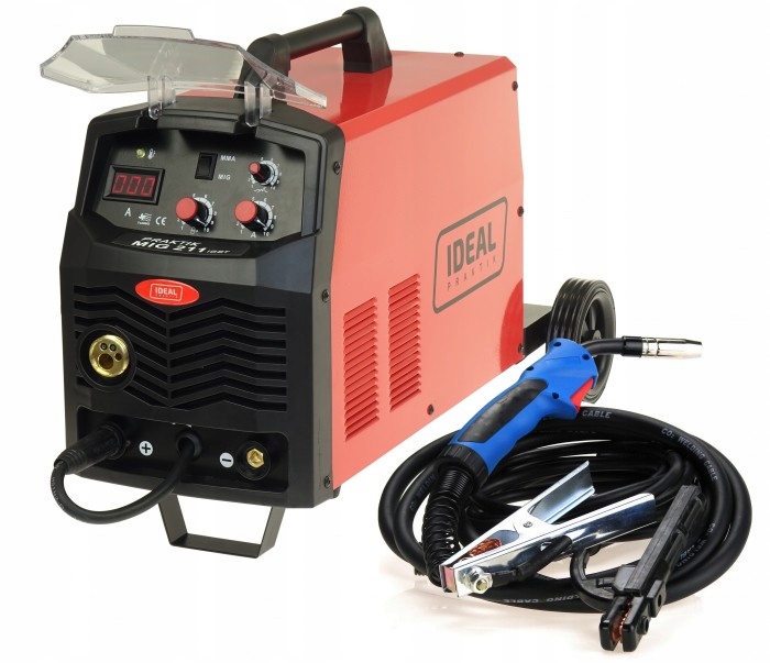 MIGOMAT spawarka inwertorowa PRAKTIK MIG 211 3w1 IDEAL + zestaw spawalniczy Kod producenta 211