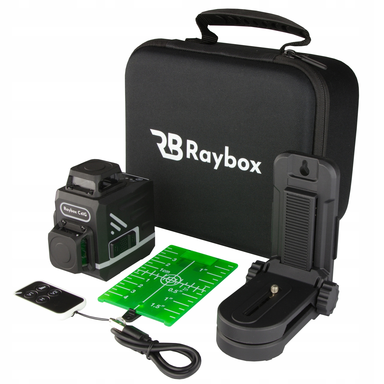 Laser wieloliniowy Raybox C41G do wyznaczania spadków kątów prostych Lamigo