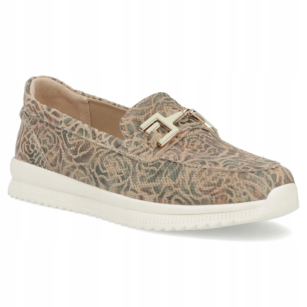 Skórzane damskie mokasyny Filippo buty lekkie półbuty r.36