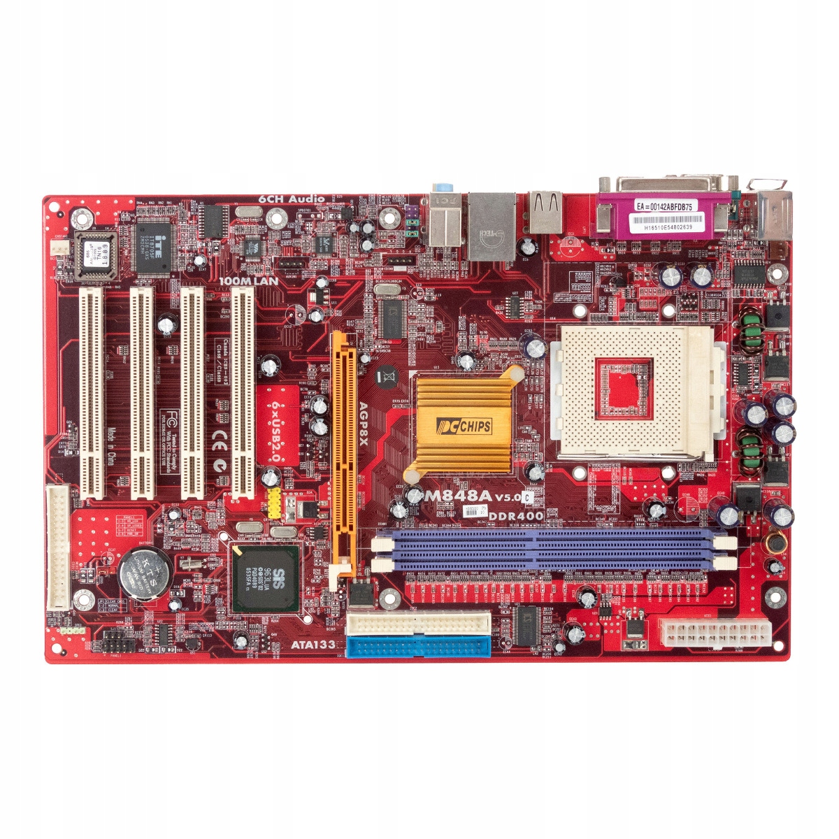 Pc Čipy M848A v5.0 Socket 462 2x Ddr Agp Pci