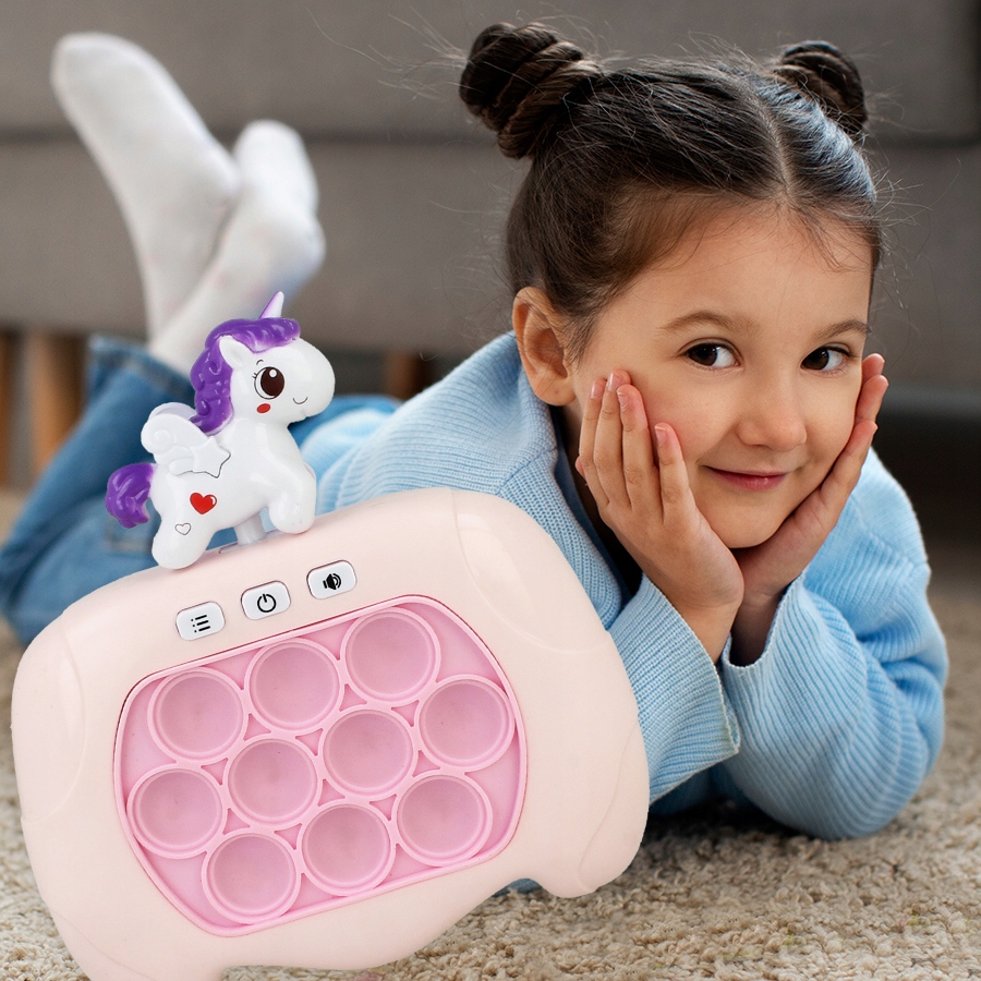 GRA ZRĘCZNOŚCIOWA POP IT POPIT ELEKTRYCZNA GIERKA ANTYSTRESOWA LED DŹWIĘKI Certyfikaty, opinie, atesty CE EN 71