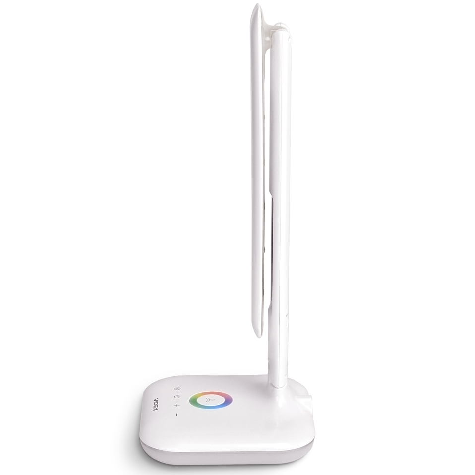 Lampka biurko-wa ściemnialna zmieniająca kolor PODŚWIETLANA RGB szkolna Długość/wysokość 34.5 cm