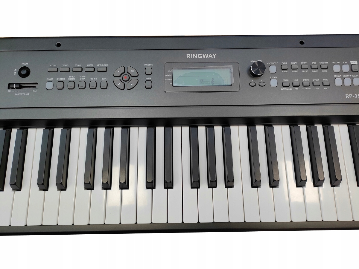 RINGWAY RP35 BK STAGE PIANO PIANINO CYFROWE 88 KLAWISZY WAŻONA KLAWIATURA Rodzaj cyfrowe