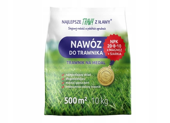 Rolimpex Nawóz do trawników długodziałający granulat 10 kg