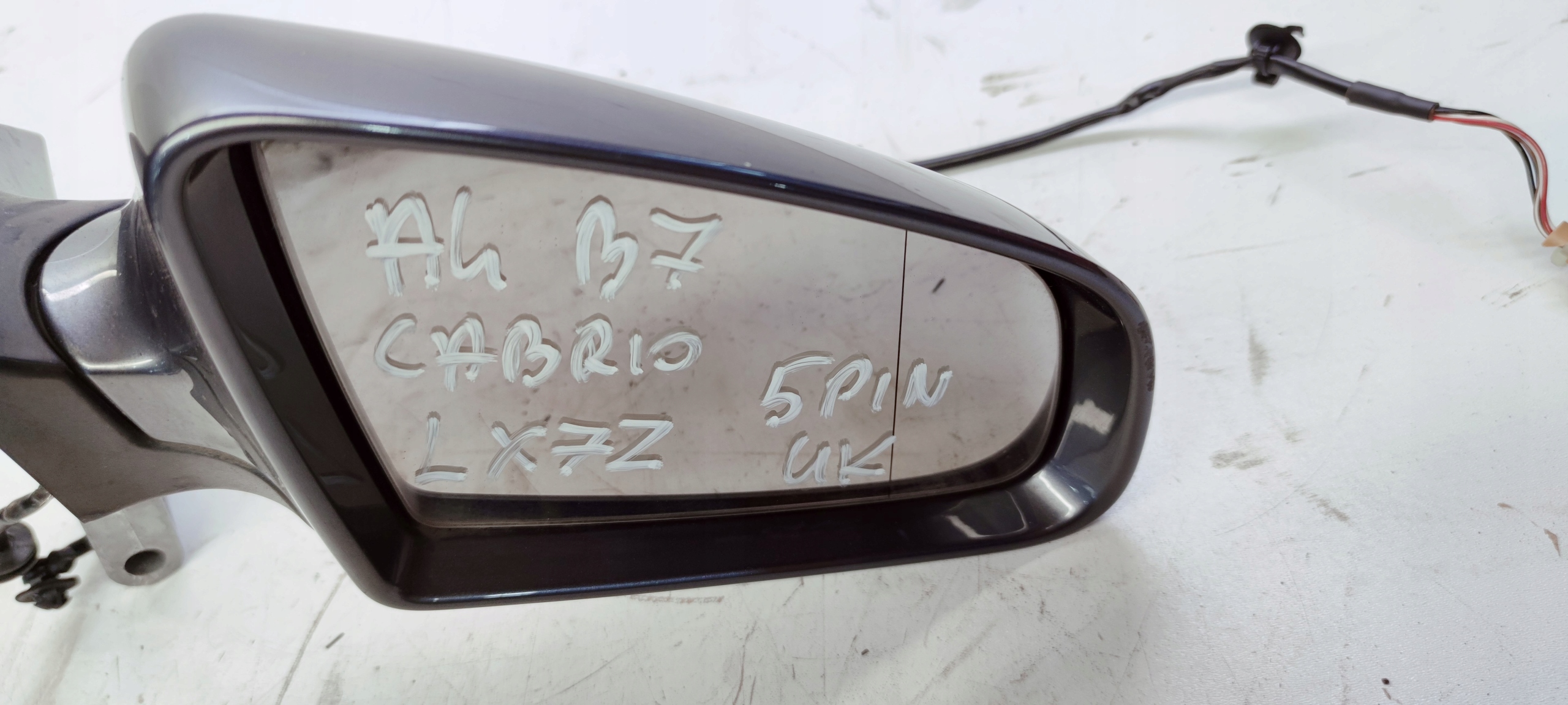 mirror right AUDI A4 B6 B7 CABRIO UK 5PIN LX7Z