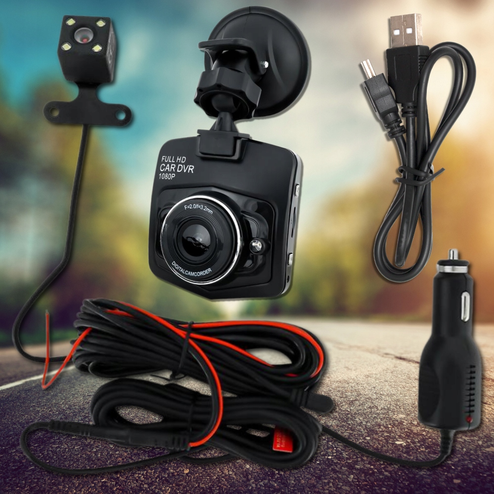 KAMERA SAMOCHODOWA WIDEOREJESTRATOR PRZÓD + TYŁ G-sensor 3w1 Full HD Kod producenta KAMERA SAMOCHODOWA 3w1