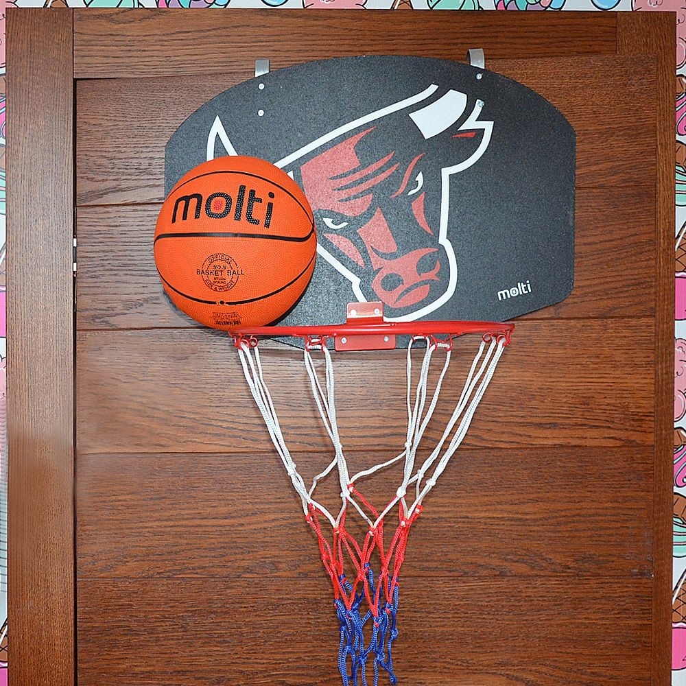 TABLICA TARCZA DO KOSZYKÓWKI KOSZA OBRĘCZ + PIŁKA molti Model BULL + SCOUT