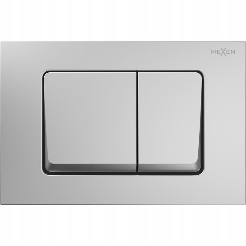 Mexen Fenix 10 Xs splachovací tlačítko, Matná chro