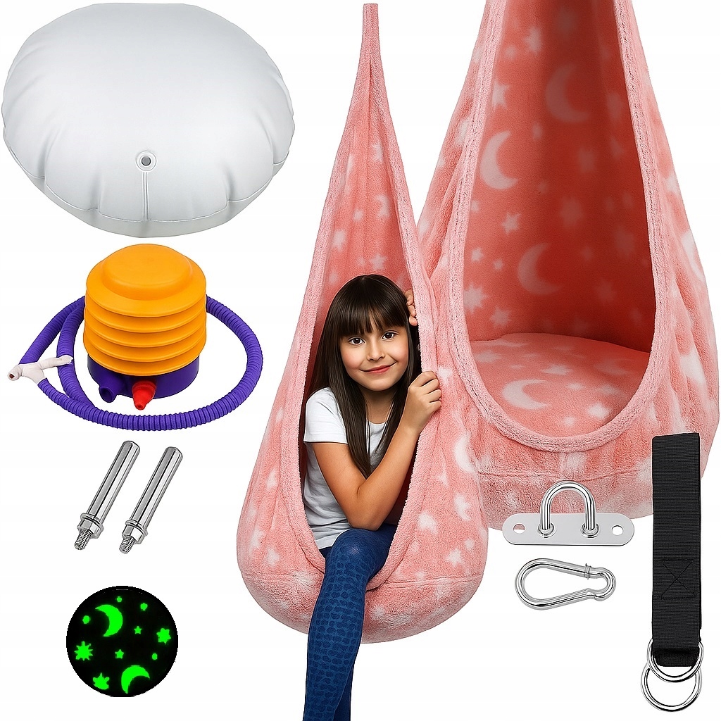 Houpačka Kokon Pro Děti Fluorescenční Svítící Houpačka Závěsný Dárek