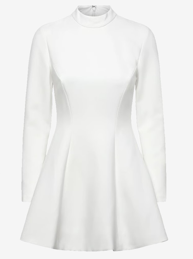 Bardot Zephyra Long Sleeve Mini Dress r,34
